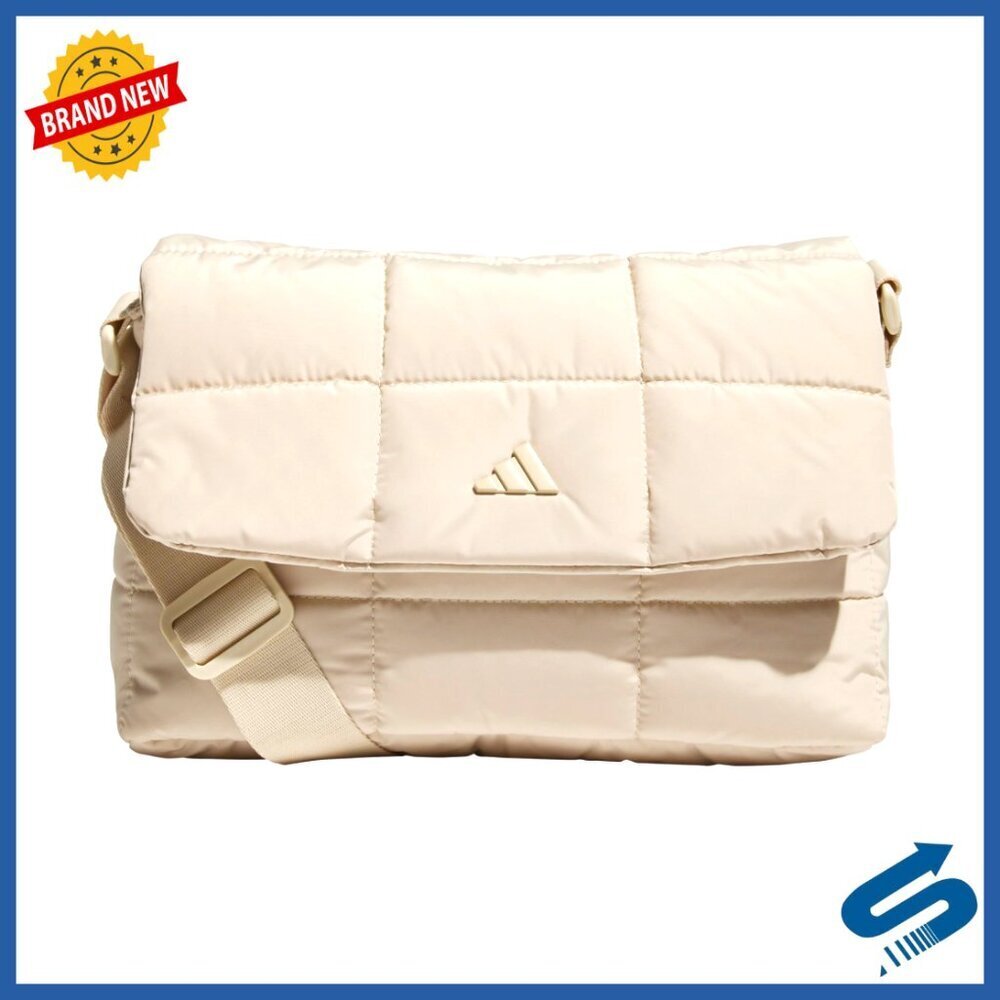 Quilted Crossbody Bag Adjustable Strap Zippered Compartment Puffer Purse